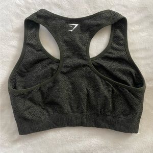 Gymshark dark green Sports Bra